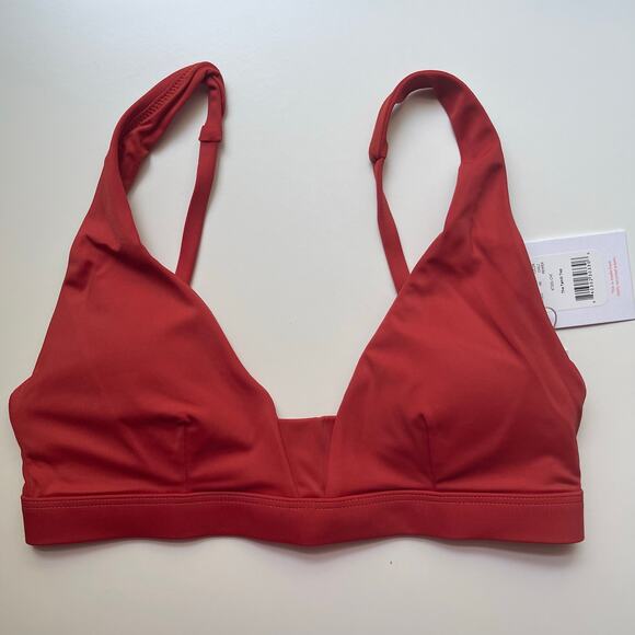 Andie Swim The Tahiti Top Women's XS Chili Pepper Red Bikini Top NWT - Picture 1 of 5